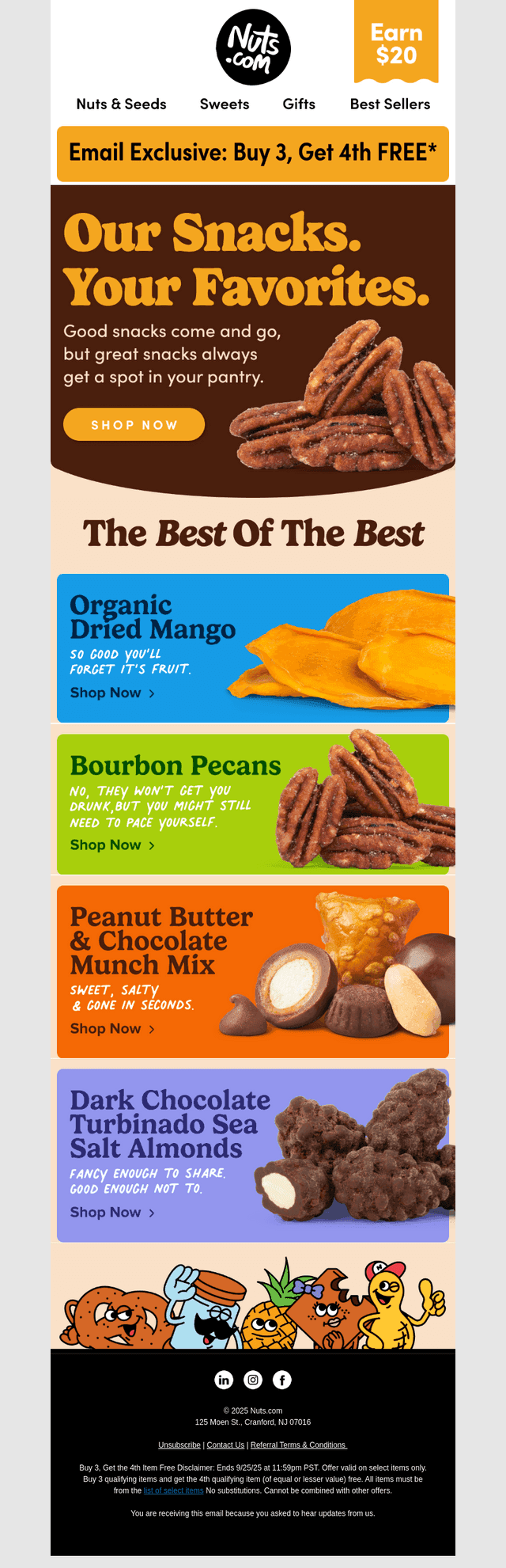 Buy 3, Get Your 4th Item free!