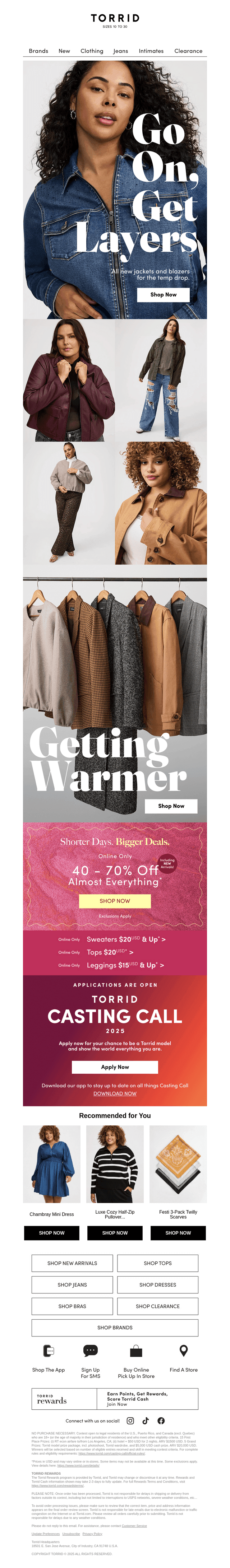 Temp drops are coming: meet perfect new layers