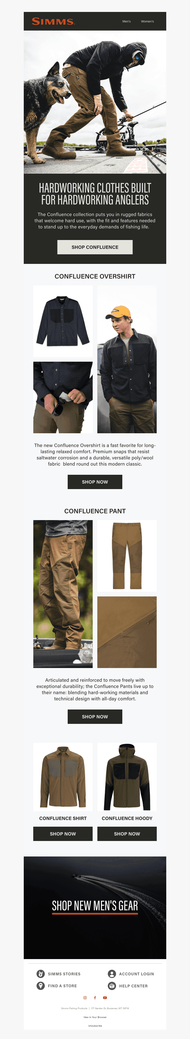 Hardworking clothes built for hardworking anglers