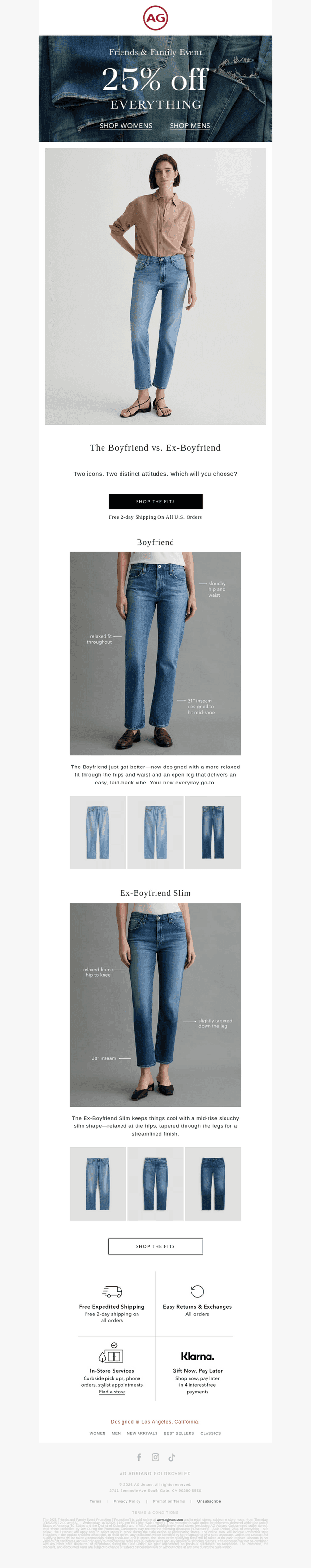 F&F 25% Off Everything - Now includes Clearance!