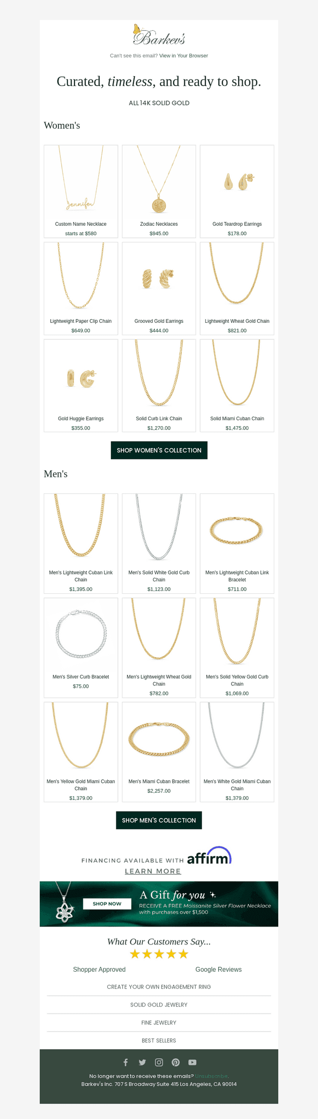 ✨The Gold Gallery — For Him & Her