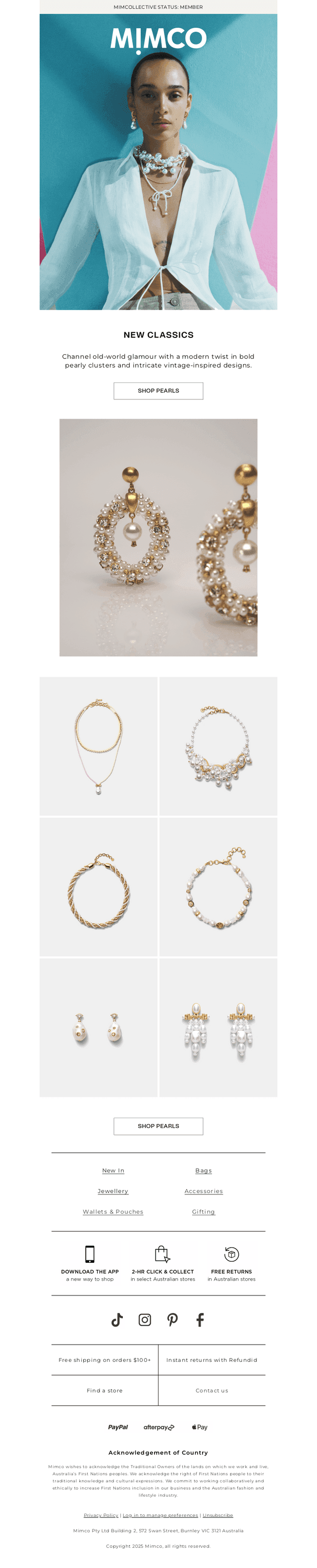 Pearls, perfected. 🦪