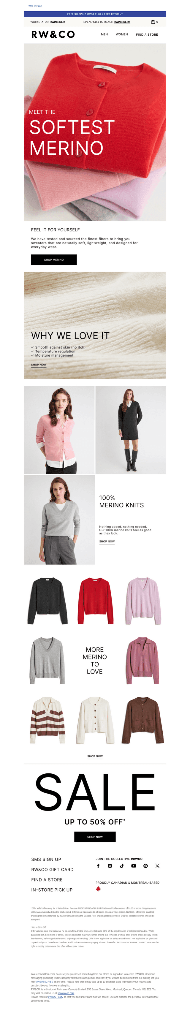 NEW. Wear-now softness. 🍂