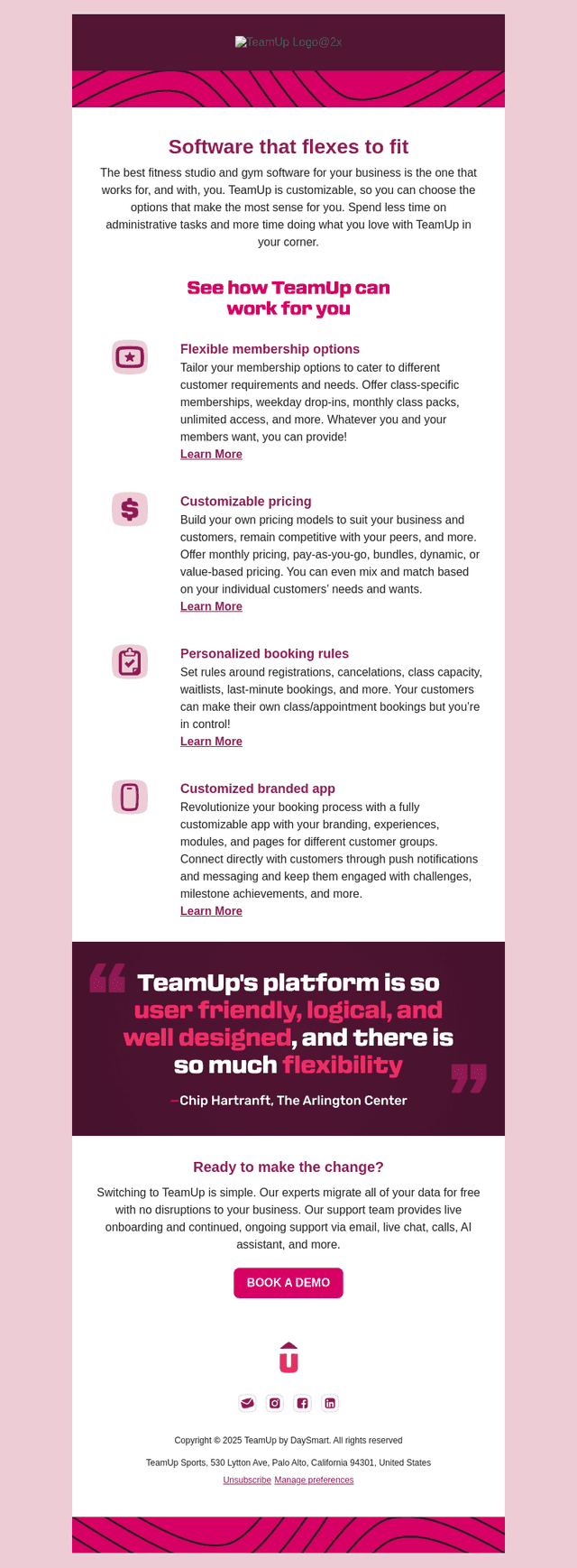 Fitness studio software built for you 💪