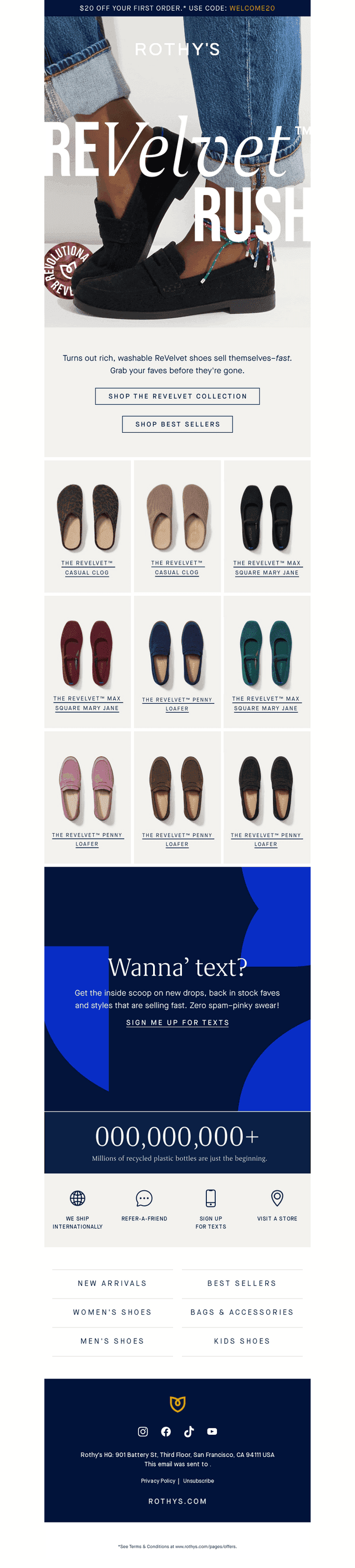 ReVelvet’s REALLY selling fast.