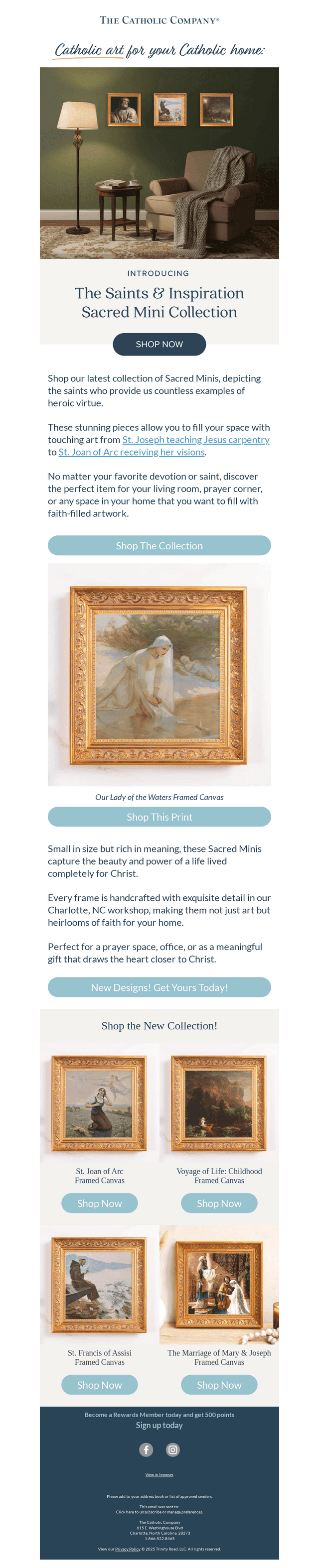 Just Dropped: Small Frames, Great Saints!