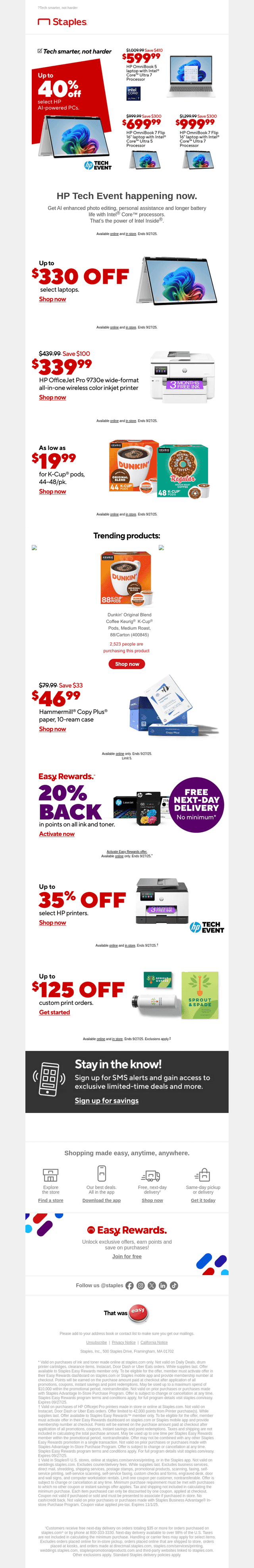 💻 HP TECH EVENT — Score up to 40% off 💻