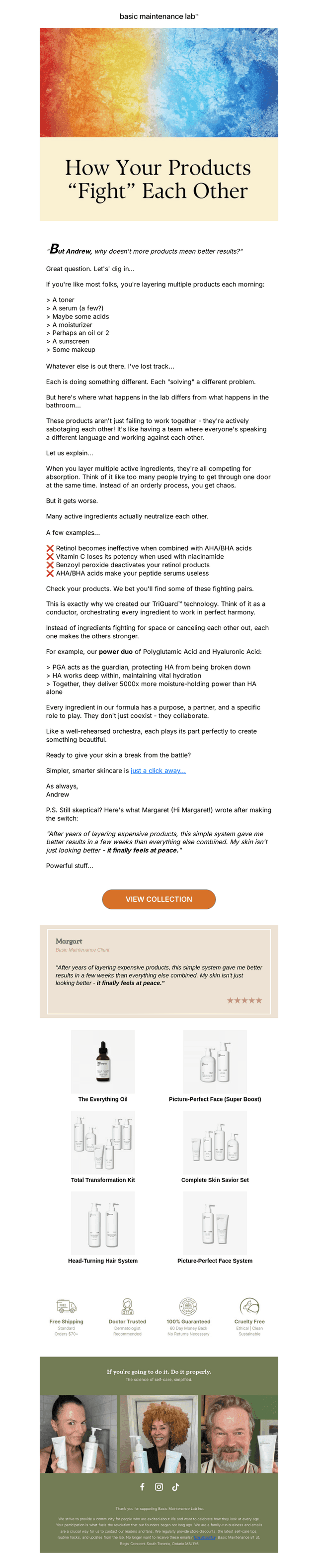 Do your products conflict?
