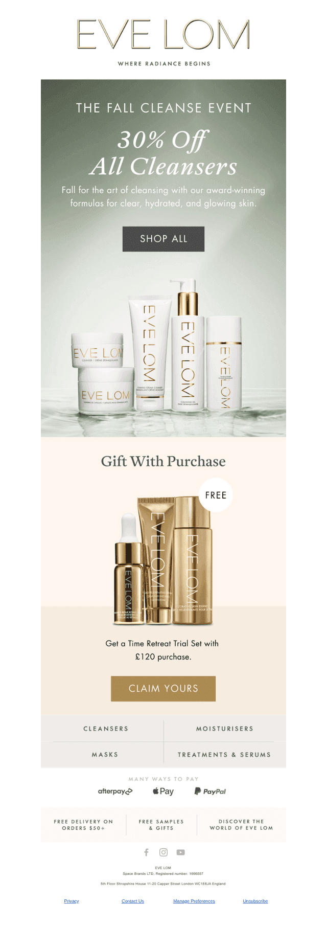 30% OFF FALL CLEANSE EVENT🥳