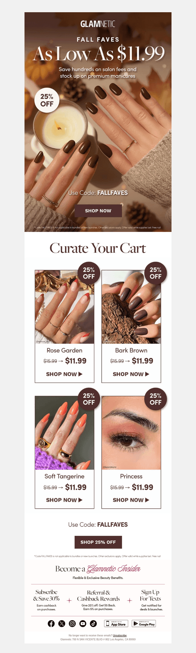 PSA 📣 Nails are as low as…
