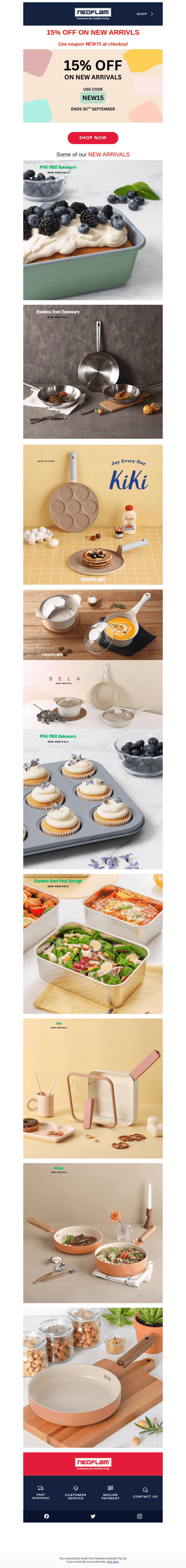 15% OFF ON NEW ARRIVLS