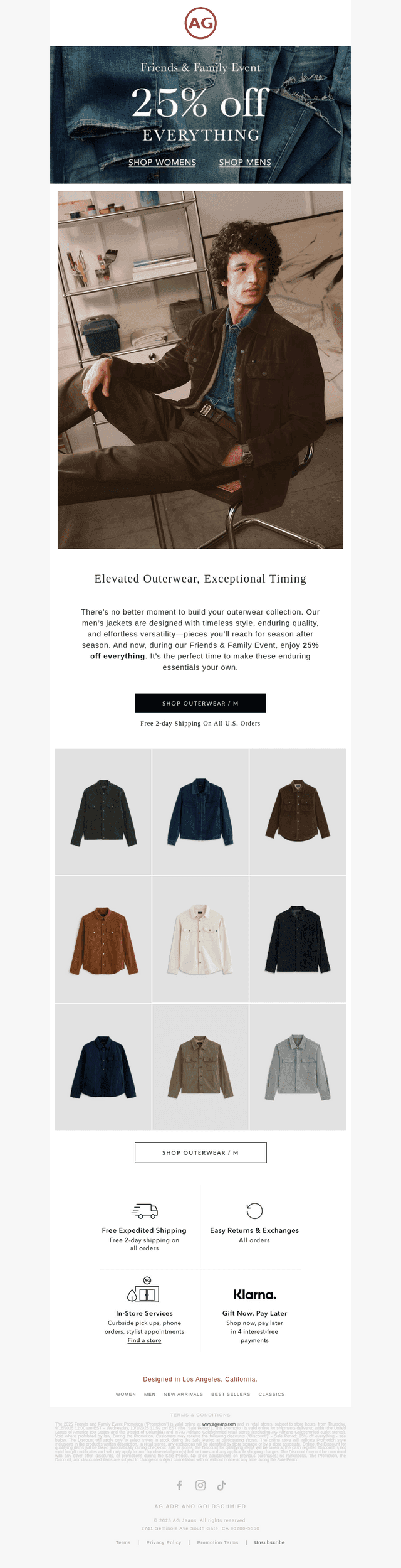 Now 25% Off F&F - Layer Up in Style!