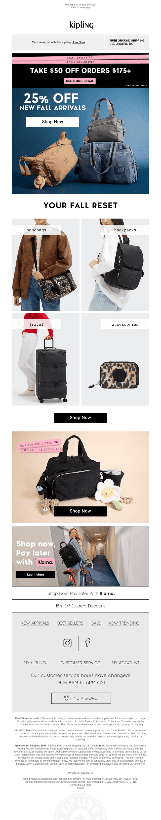 25% Off Fall's Latest & Greatest!