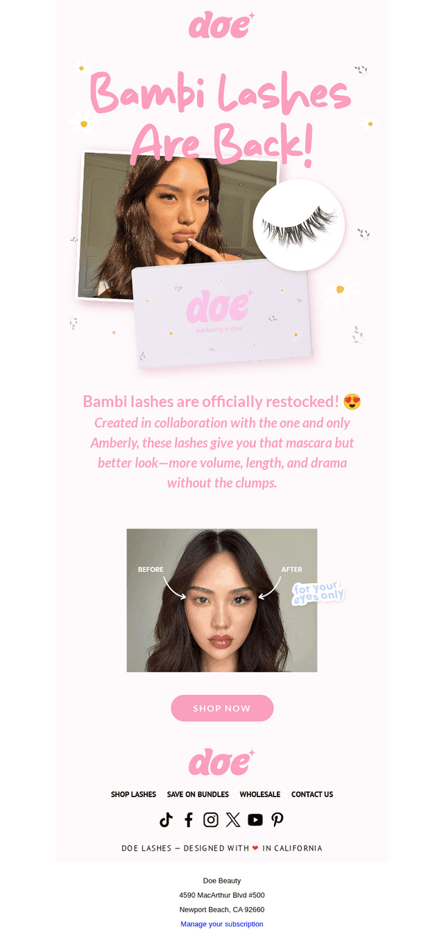 Bambi Lashes are back!