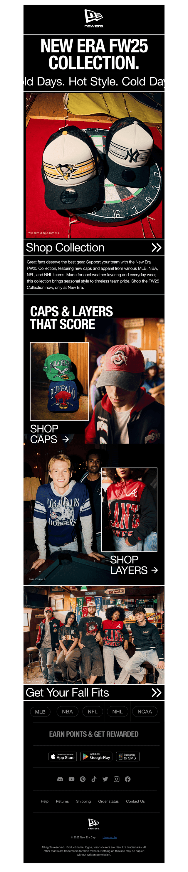 New Era Cap email from Thu, Sep 25, 2025