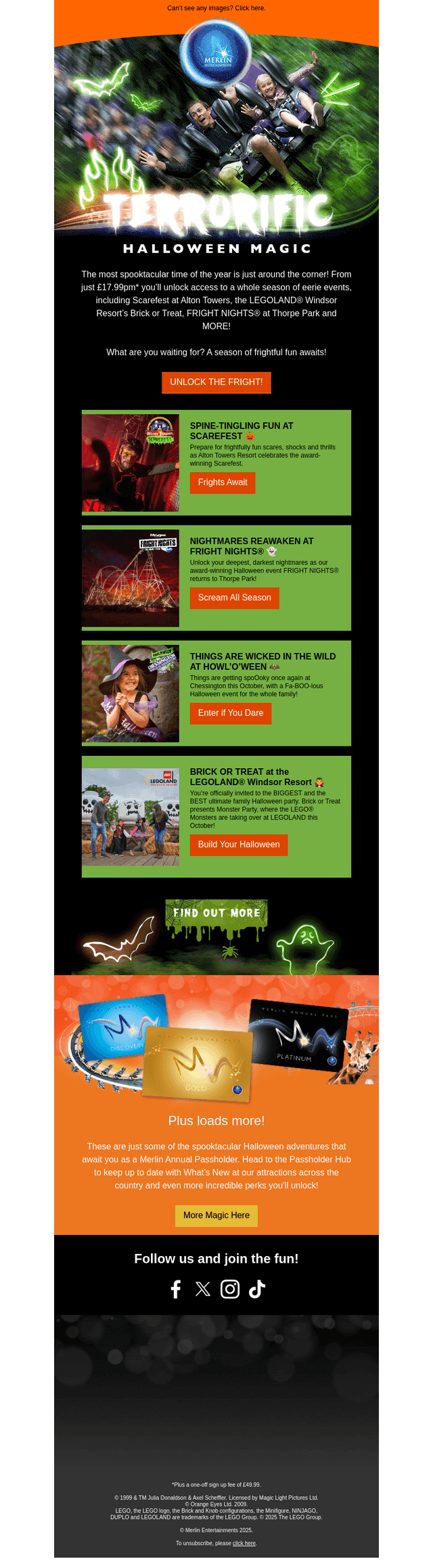 Merlin Entertainments email from Thu, Sep 25, 2025