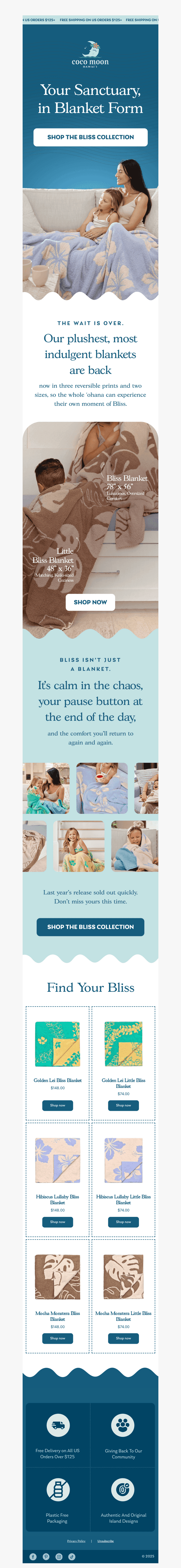 Just Dropped: “Bliss Blankets”