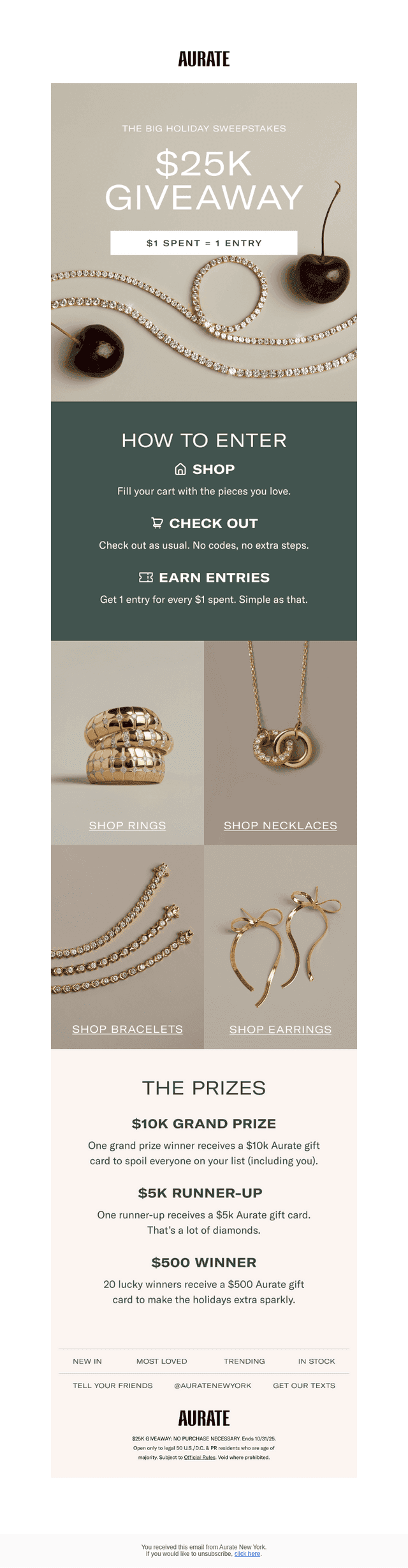 AUrate New York email from Thu, Sep 25, 2025