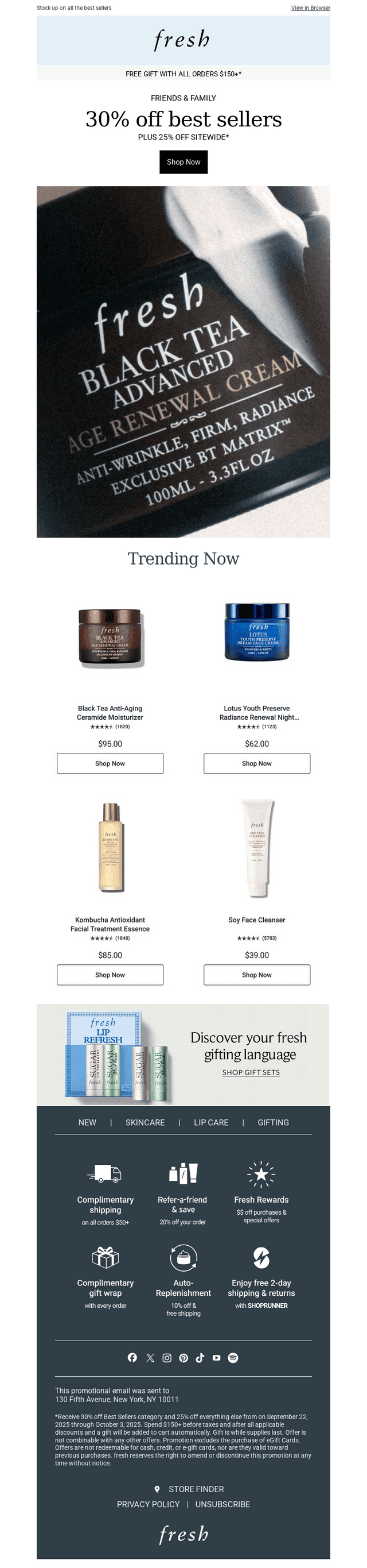 fresh fan, here's 30% off