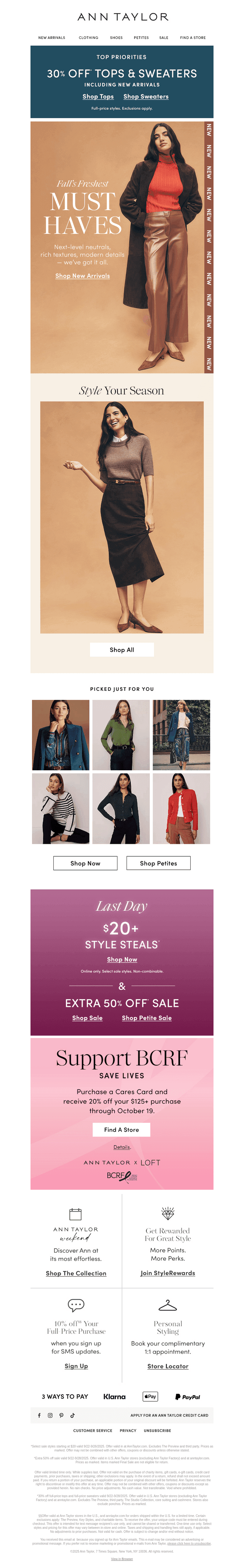 New Season, New Styles