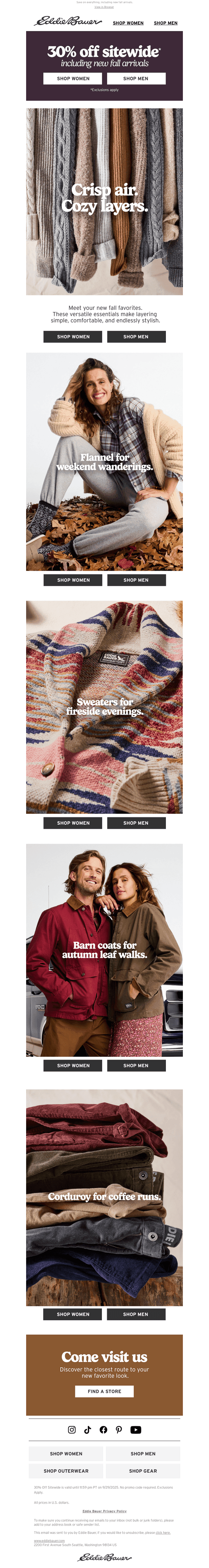 Fall's Best Layers - 30% Off Sitewide