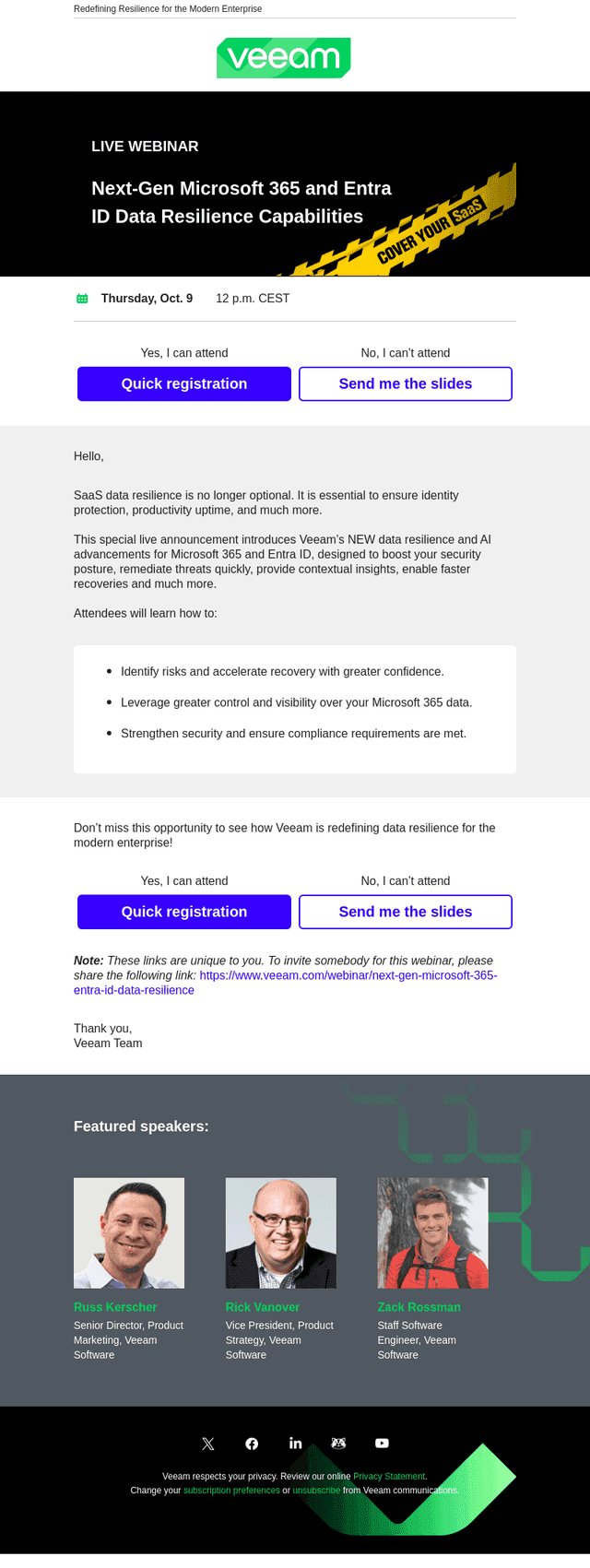 Next-gen Microsoft 365 & Entra ID data resilience capabilities