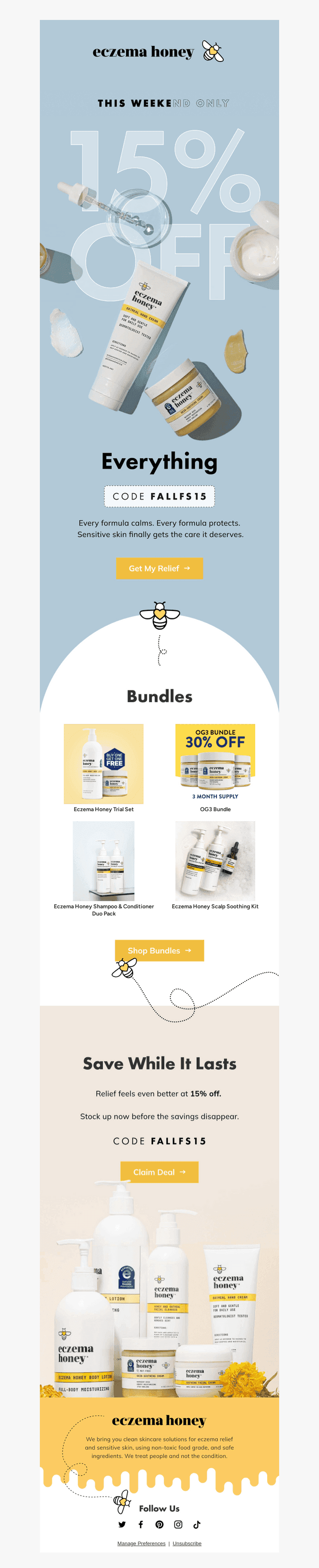 Flash Sale: 15% OFF Everything