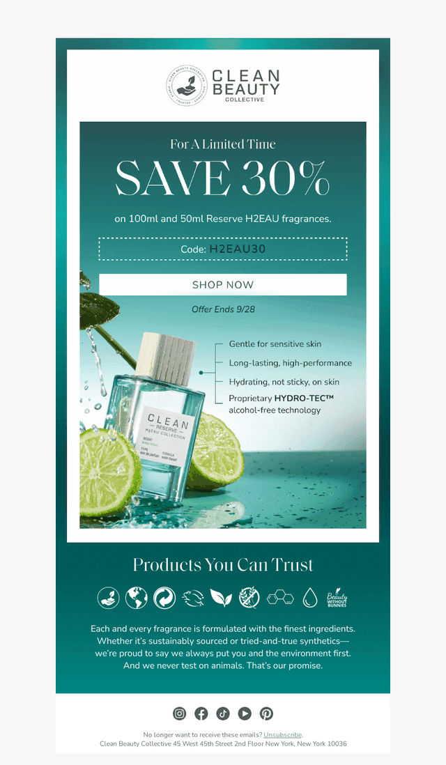 30% off? This NEVER happens.