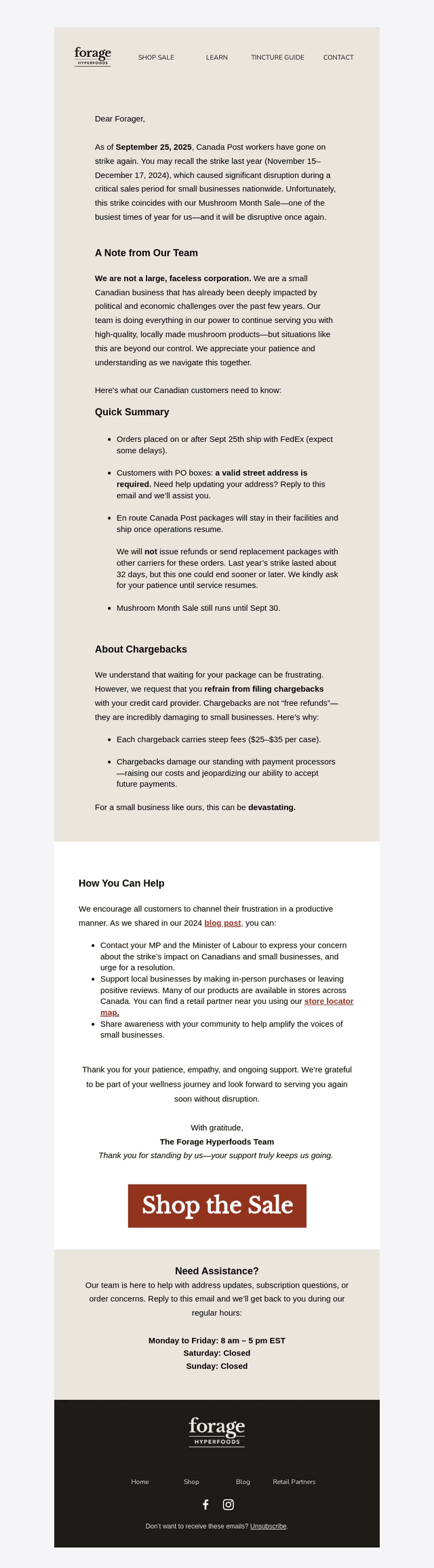 Important Update: Canada Post Strike & Your Orders