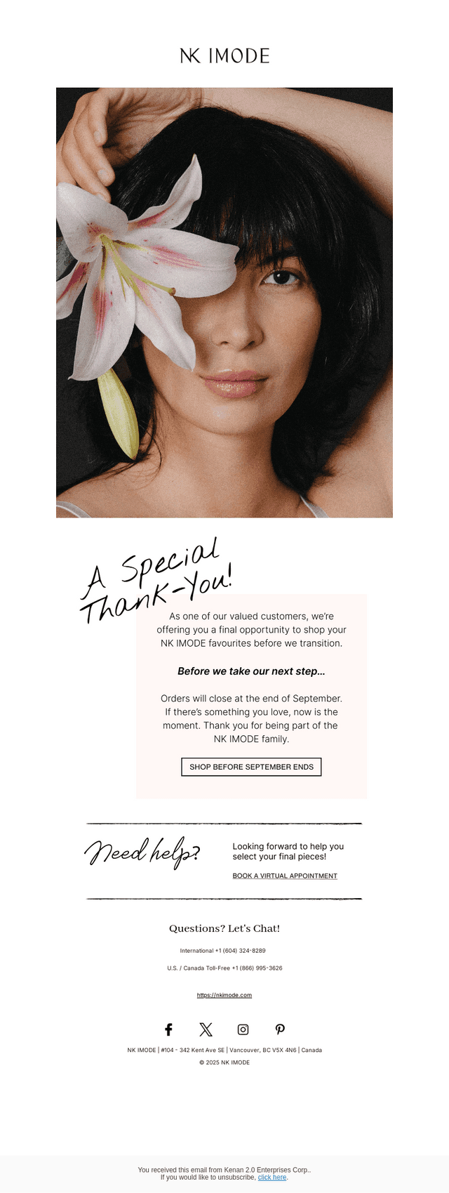 NK IMODE email from Fri, Sep 26, 2025