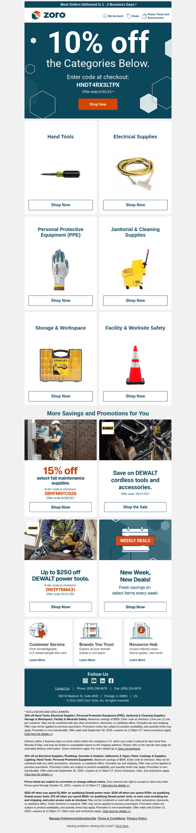 Save 10% on Your Shopping List!