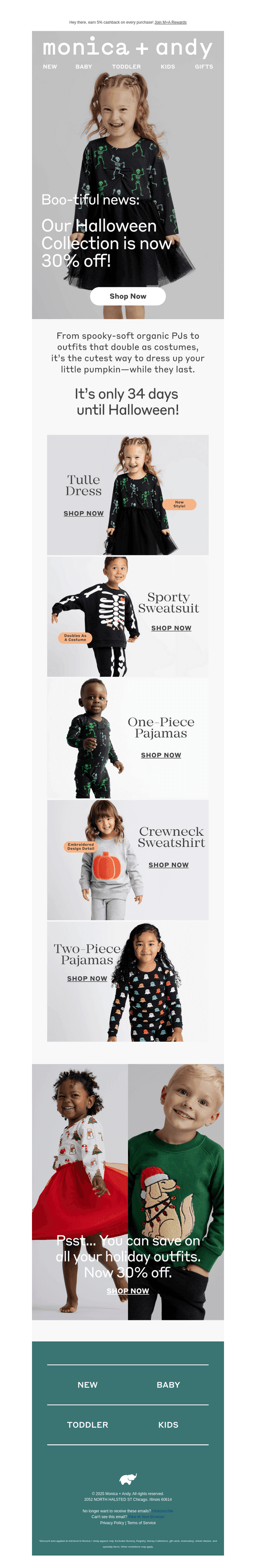 No Tricks. Just 30% Off.