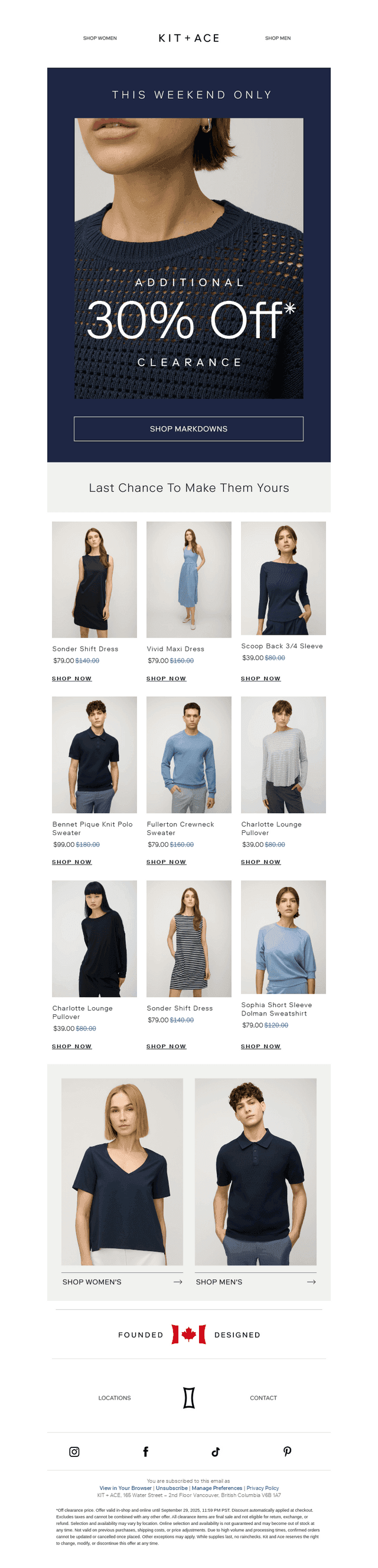 Don’t Miss It: Extra 30% Off Ends Monday
