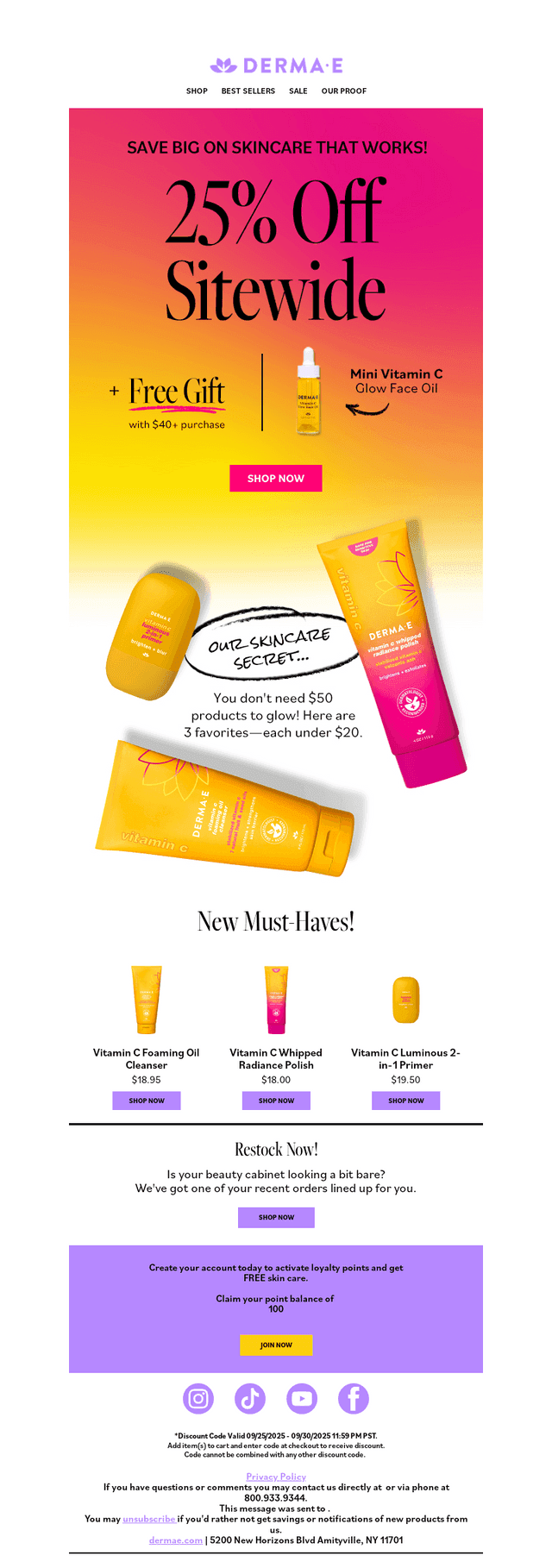 🌟Essentials for Radiance—25% OFF + Free Gift!