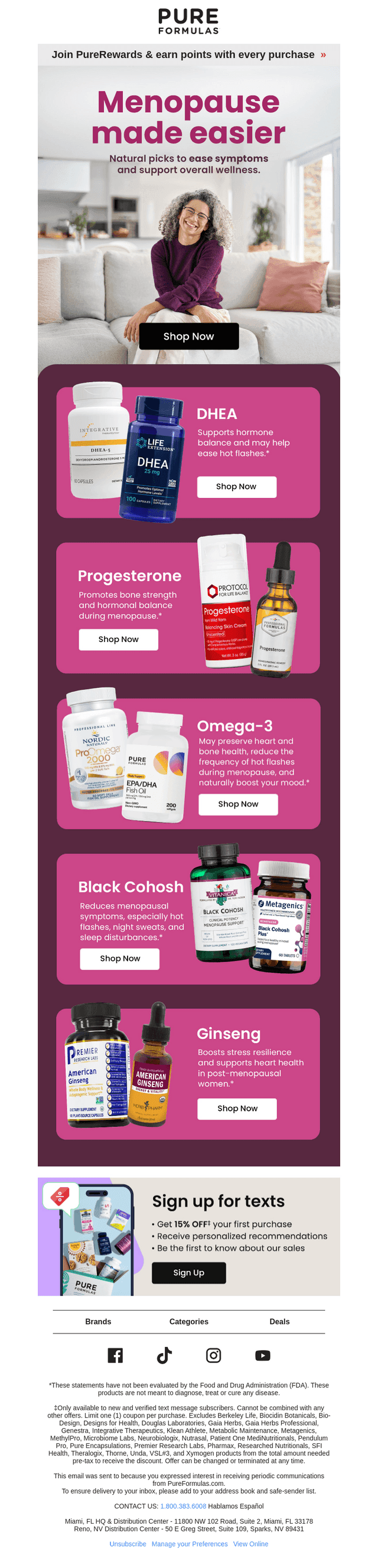 Menopause relief starts here 🌸 5 top supplements