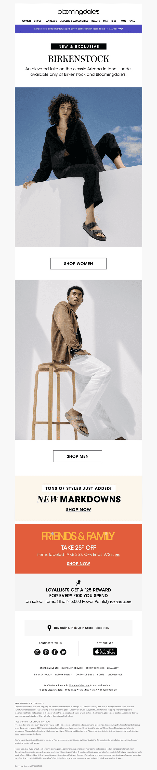 New & exclusive Birkenstocks