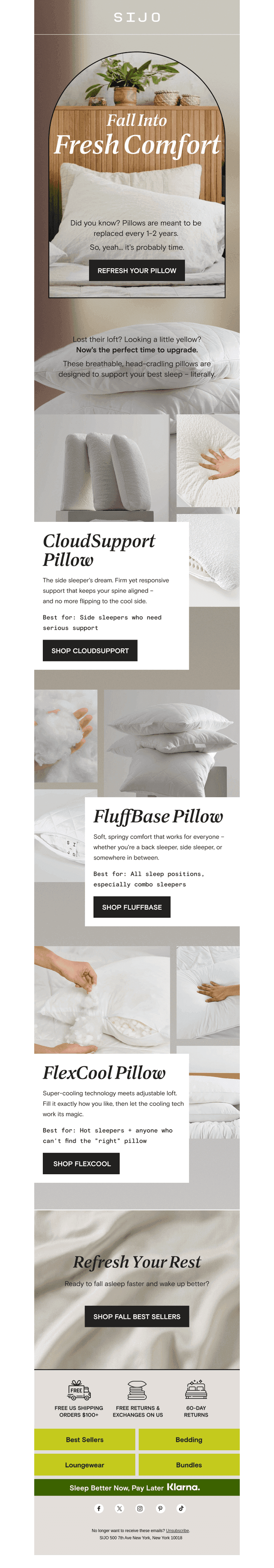 💤 Pillow refresh reminder: It's been too long
