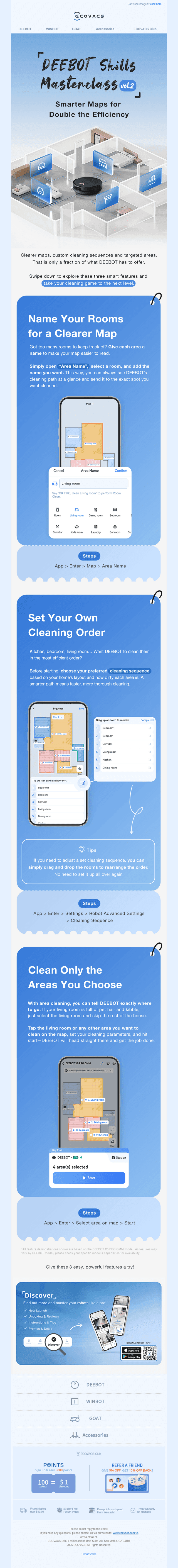 DEEBOT Skills Masterclass Vol. 2 — Map Smarter, Clean Better