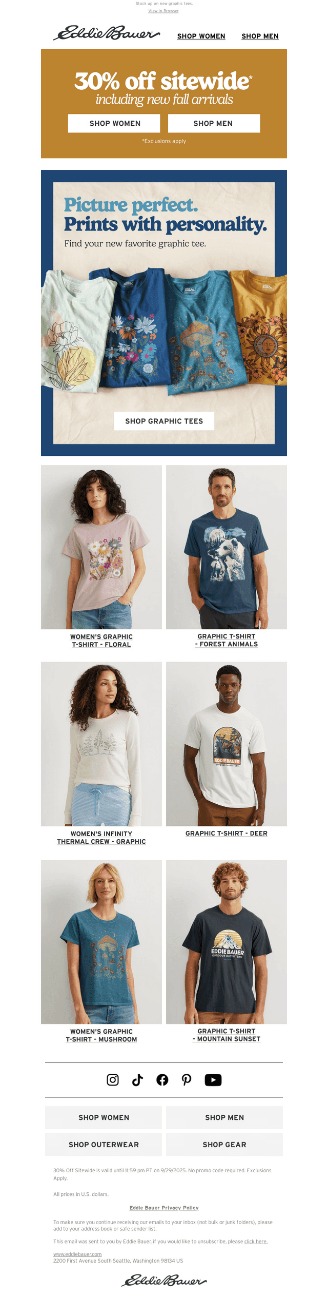 30% Off Sitewide, Including New Fall Arrivals!
