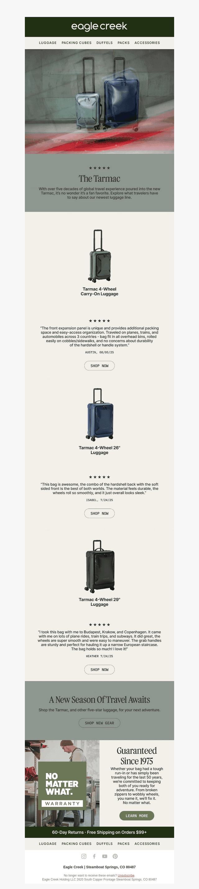 Tarmac Luggage - ⭐⭐⭐⭐⭐