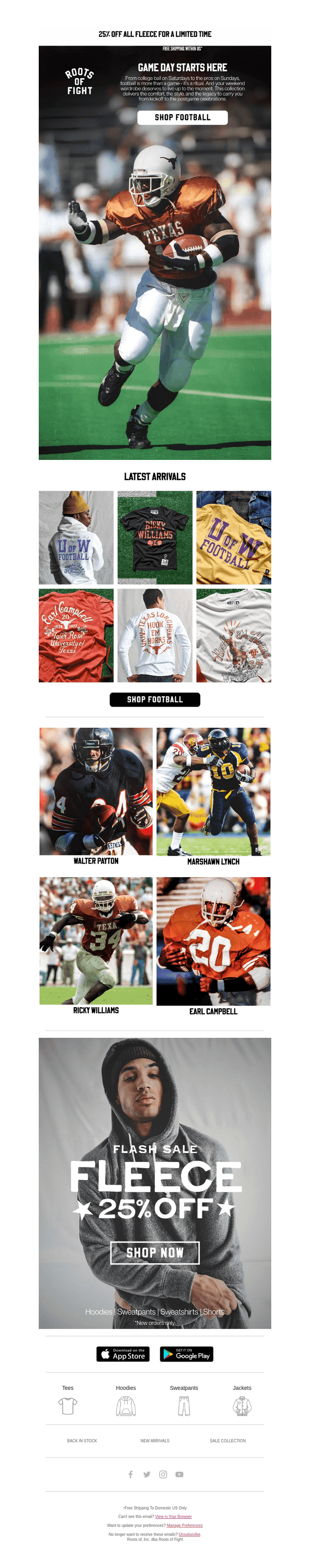 Game Day Gear, All Season Long