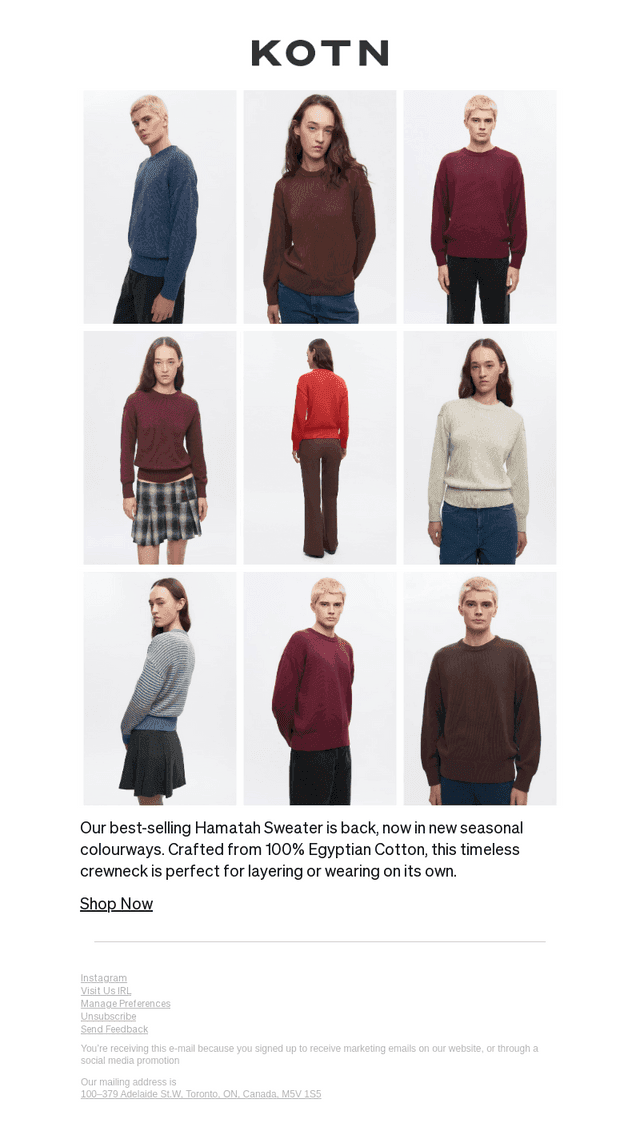Our Best-Selling Sweater Is Back