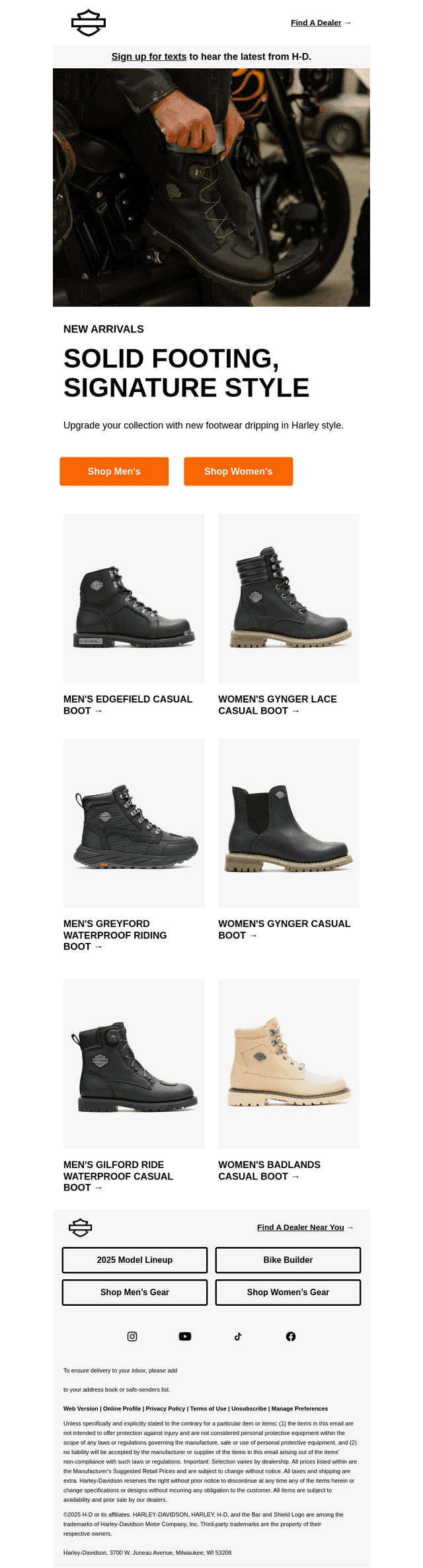 New boots worth bragging about
