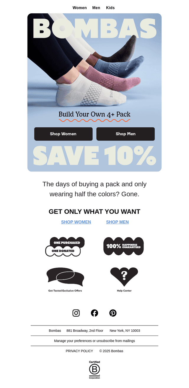 Save 10% on Some Custom Comfort