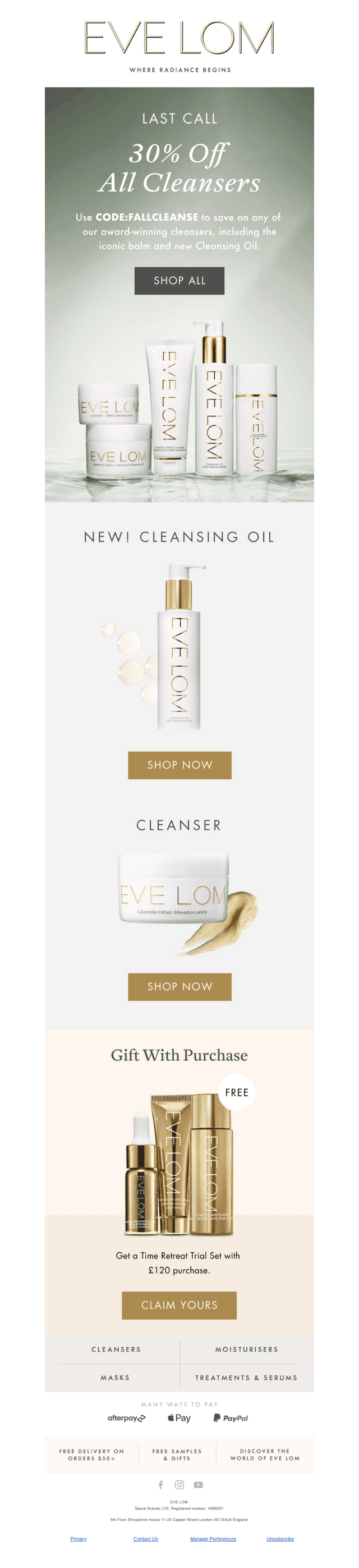 30% OFF CLEANSERS ENDS SOON!!!☺️