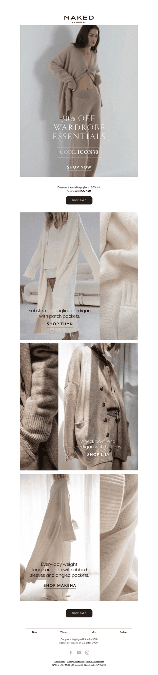 30% Off Wardrobe Essentials – Ends Tomorrow