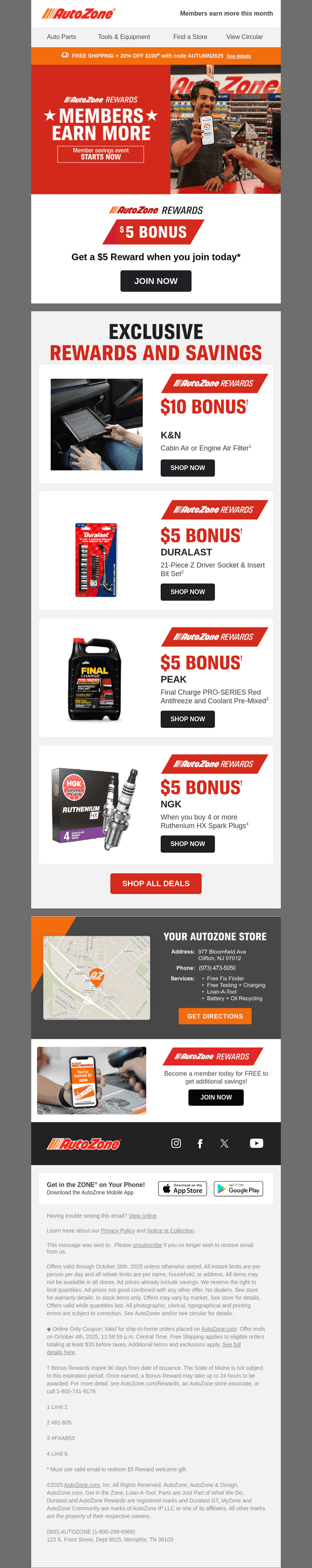 Members earn more with this email