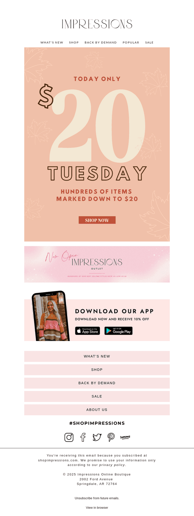 OMG! It’s $20 Tuesday! 💖