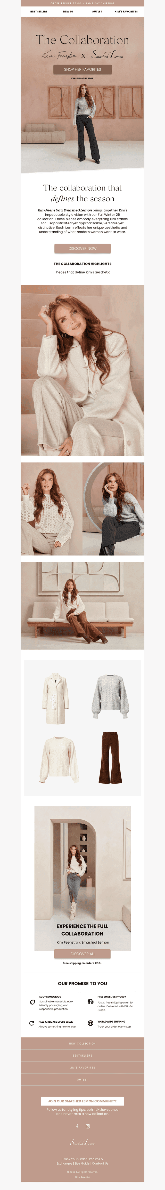 Kim Feenstra x Smashed Lemon: The collaboration everyone's talking about