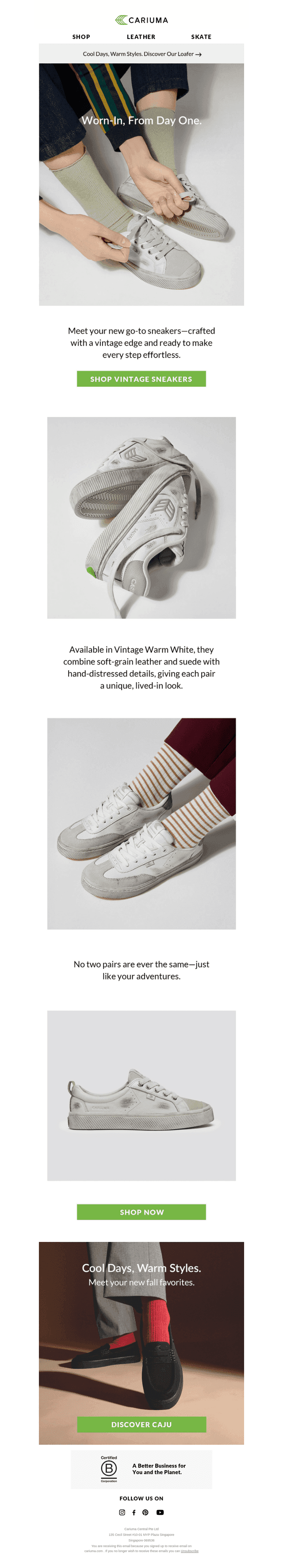 Brand New. Effortlessly Worn-In.
